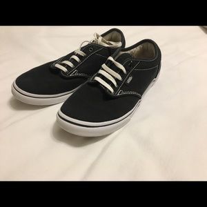 Black and White Vans Size 6.5